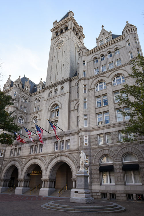 An ornate building with a clock tower.