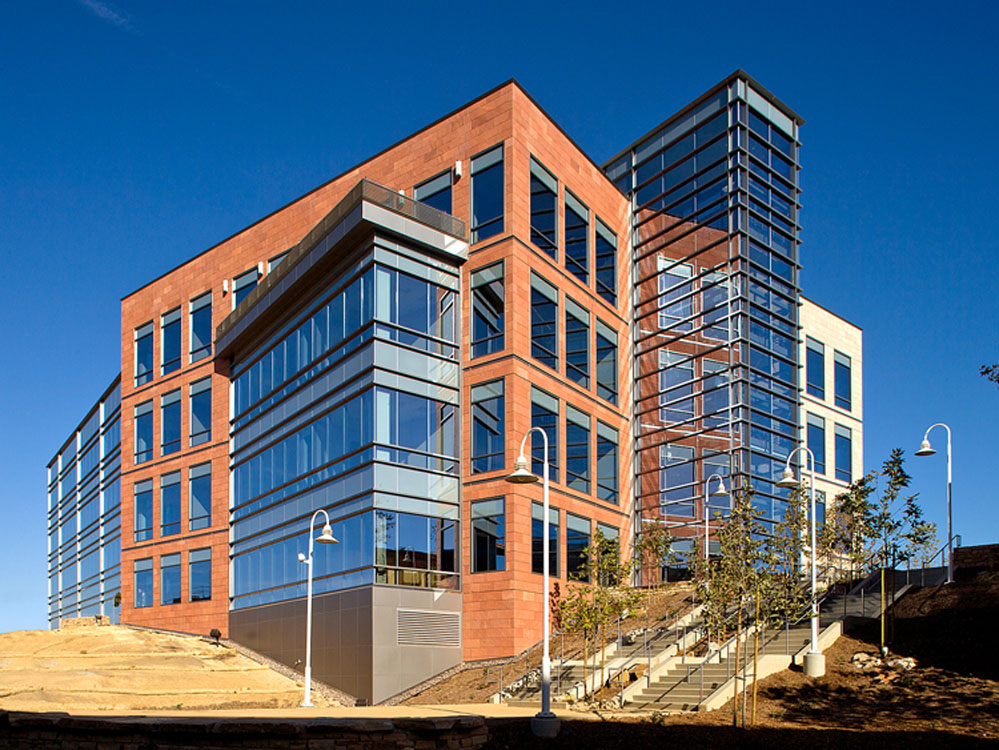 A building with a lot of windows.