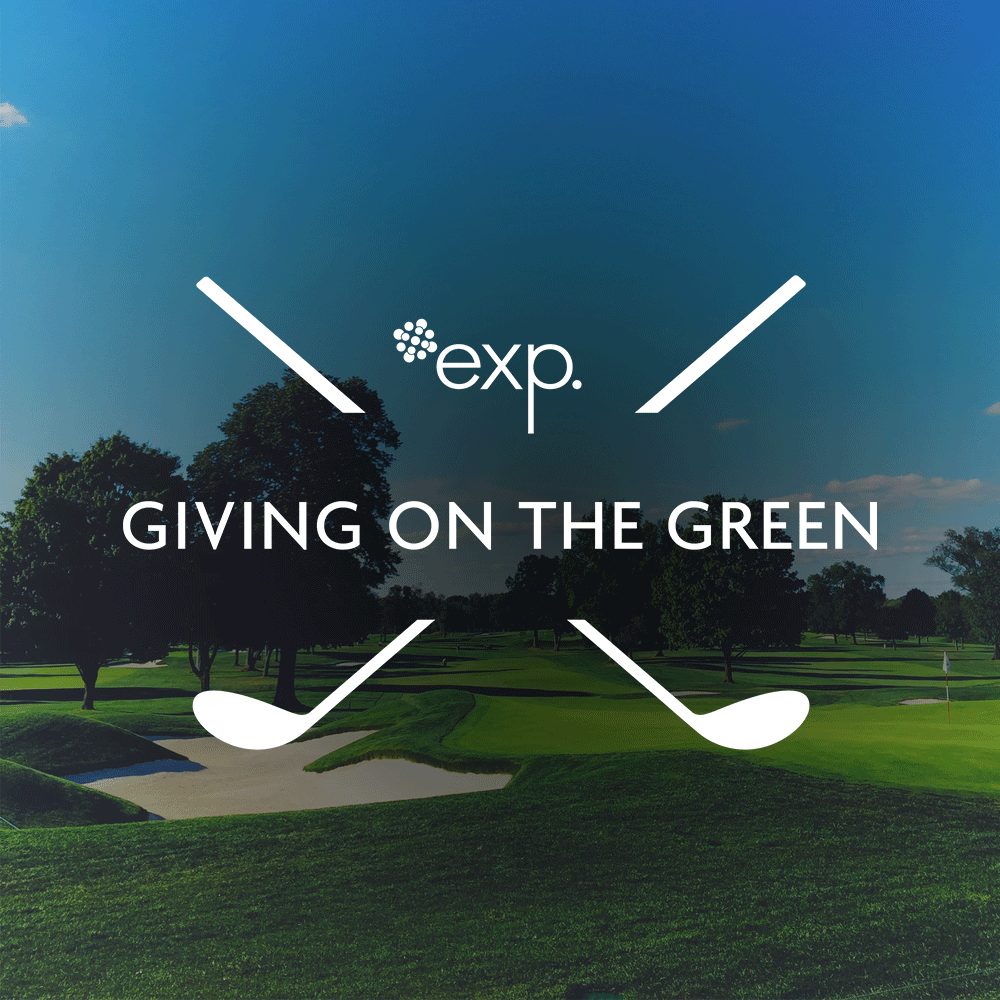 Giving on the green.