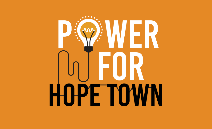 Power for hope town logo.