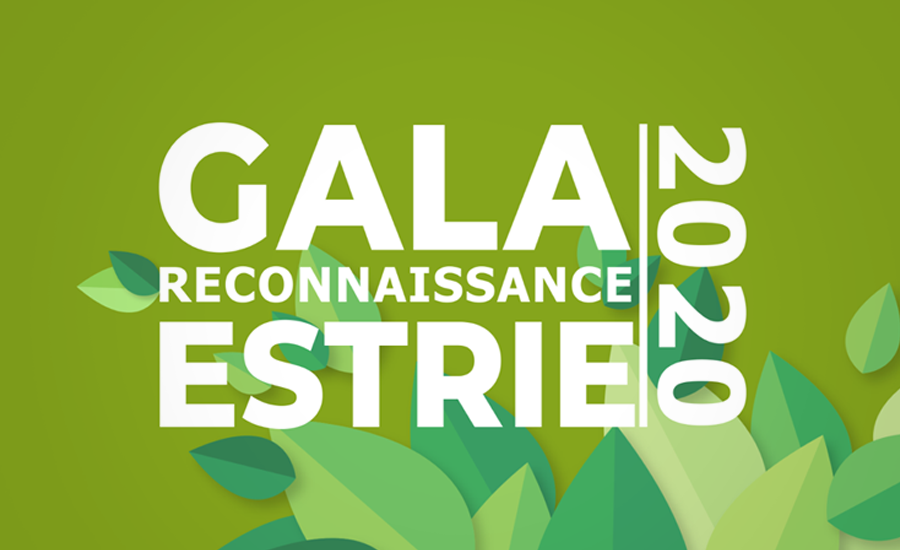Le logo du gala reconnaissance estrie 2020.