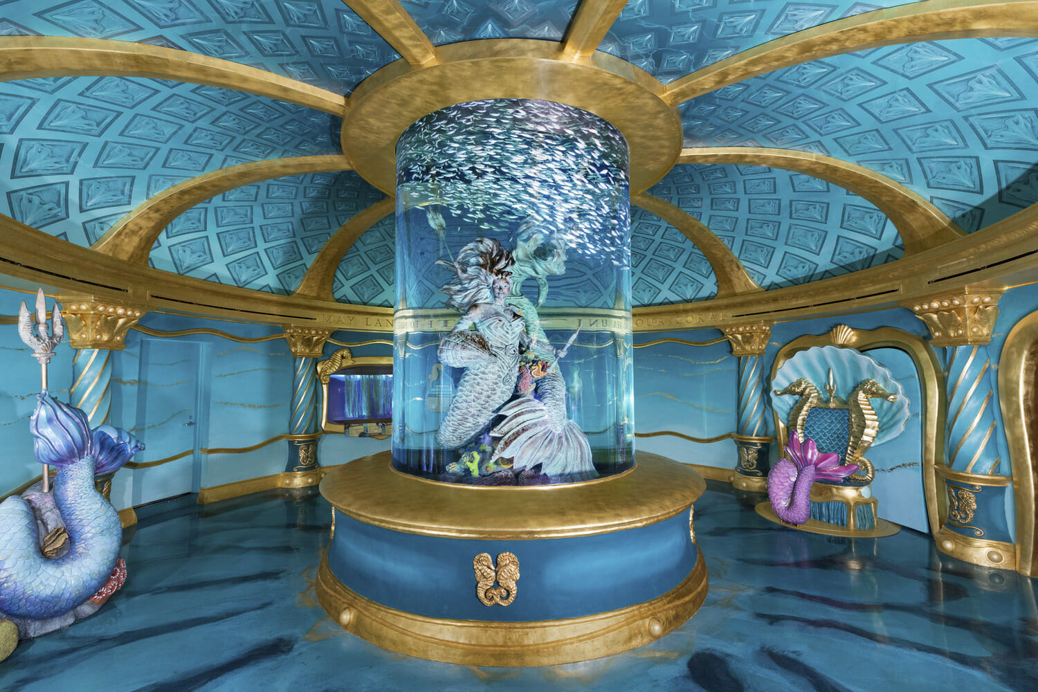 The little mermaid room at disneyland.